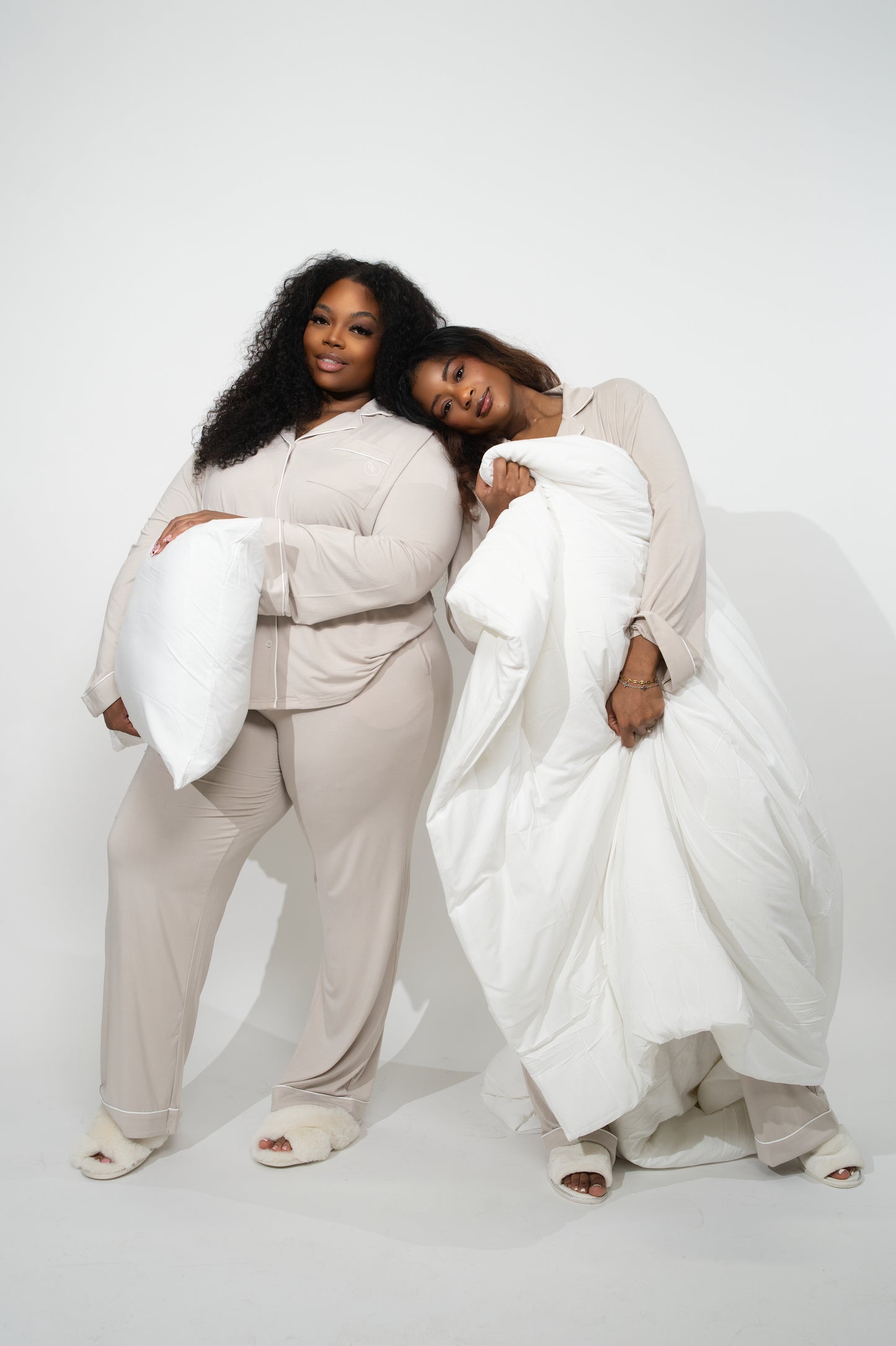 Luxe Pajama Set Beige